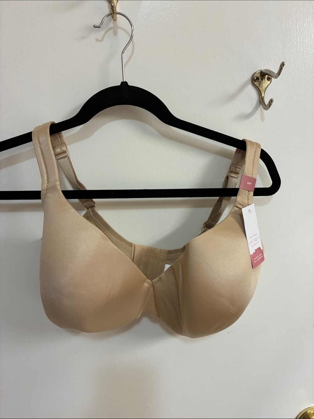 NWT Cacique Smooth Nude Full-Coverage Bra Sz 36F